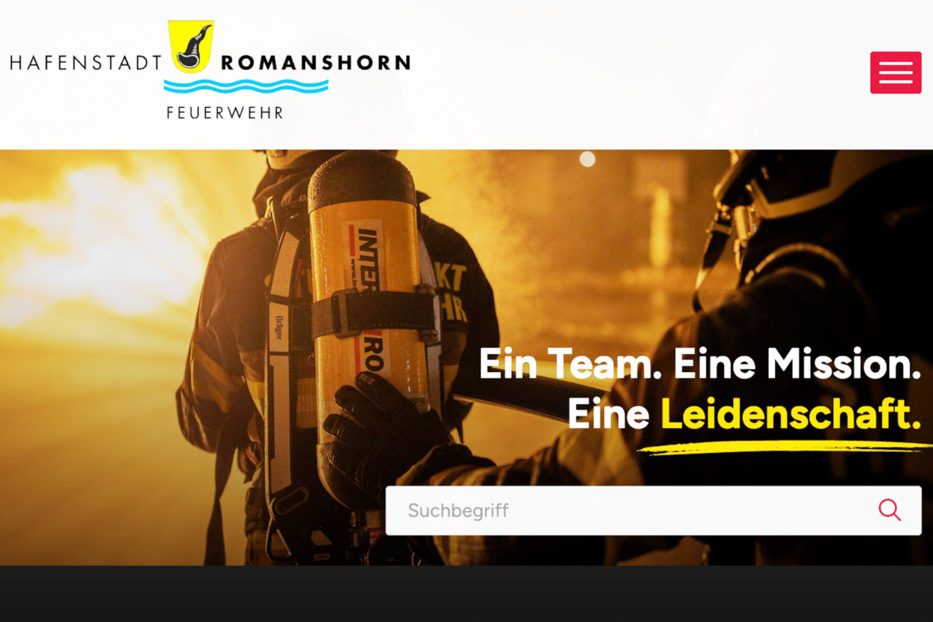 Feuerwehr Romanshorn mit neuem Internetauftritt