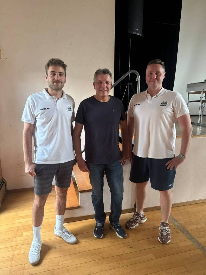 Neue Vorstandsmitglieder, von links: Laurel Rohner (Marketing), Ferdinand Lamas (Präsident), Dimitri Malgin (Sportchef). Foto: Hansruedi Vonmoos