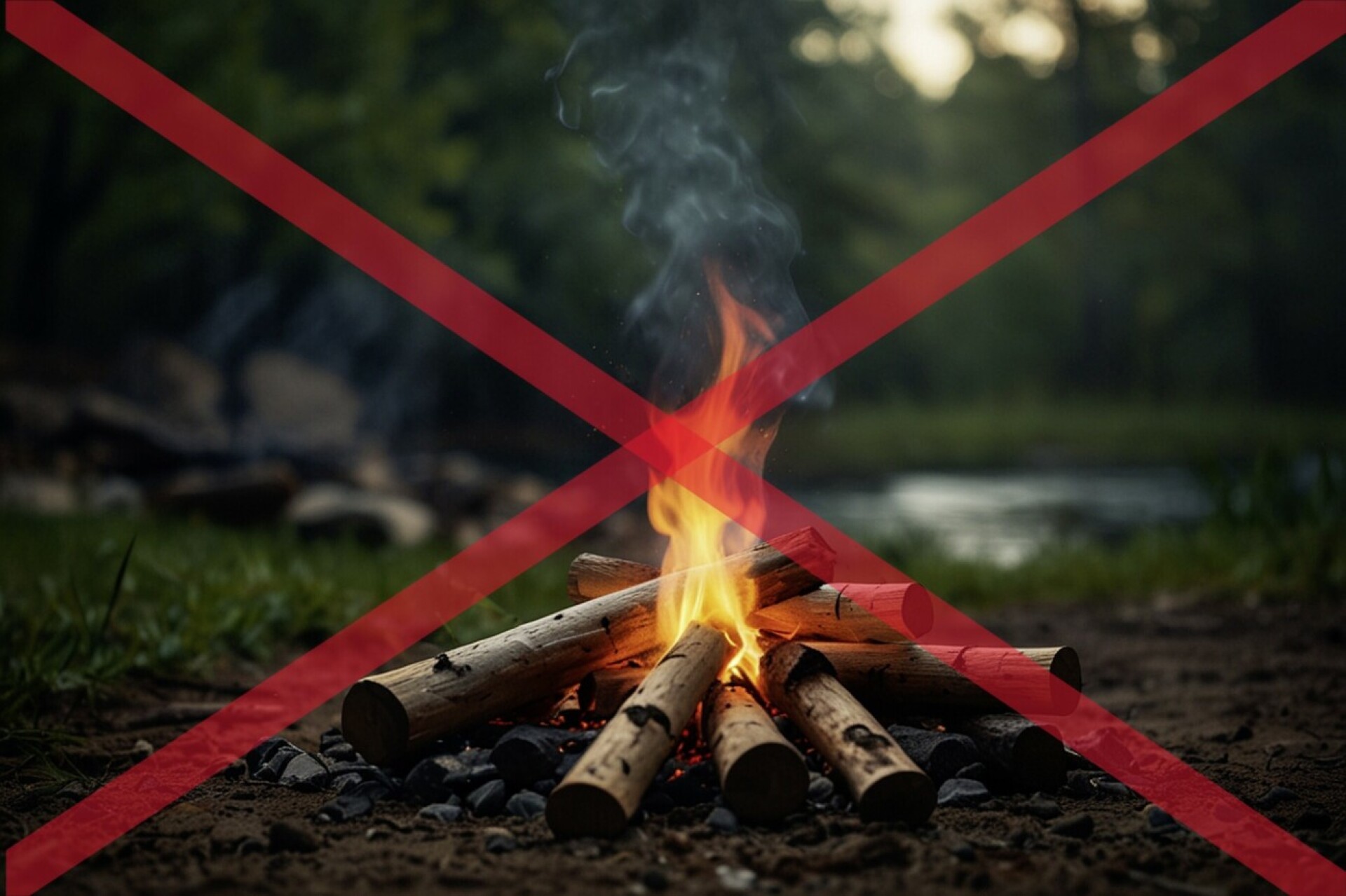Feuerverbot im Wald und in Waldesnähe 