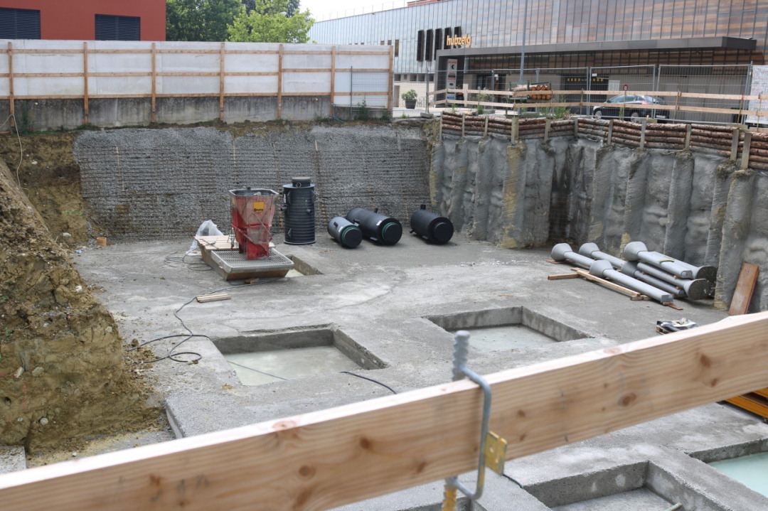 Baustelle Überbauung Hubzelg Baustelle Überbauung Hubzelg