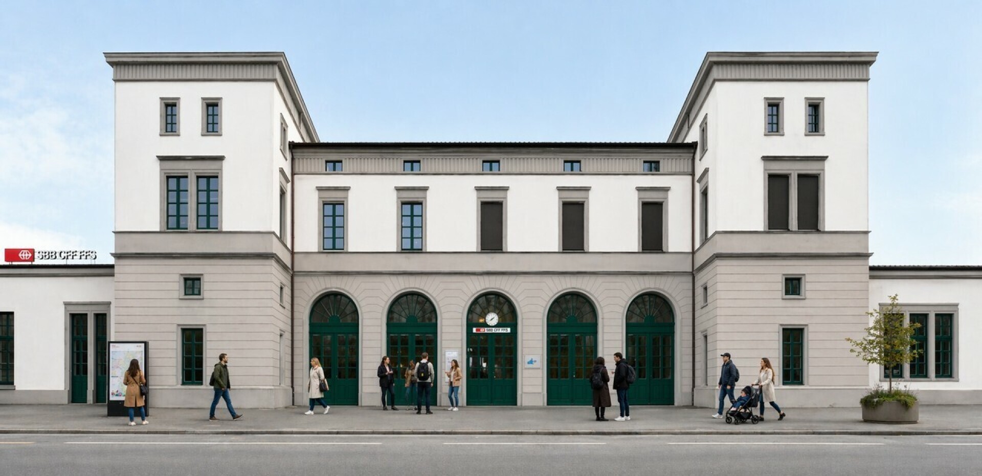 Neues Kapitel für historischen Bau: SBB saniert das Bahnhofgebäude Romanshorn