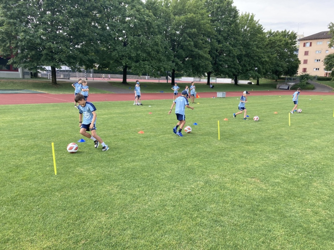 Die Kids zeigten vollen Einsatz in den Trainings Die Kids zeigten vollen Einsatz in den Trainings