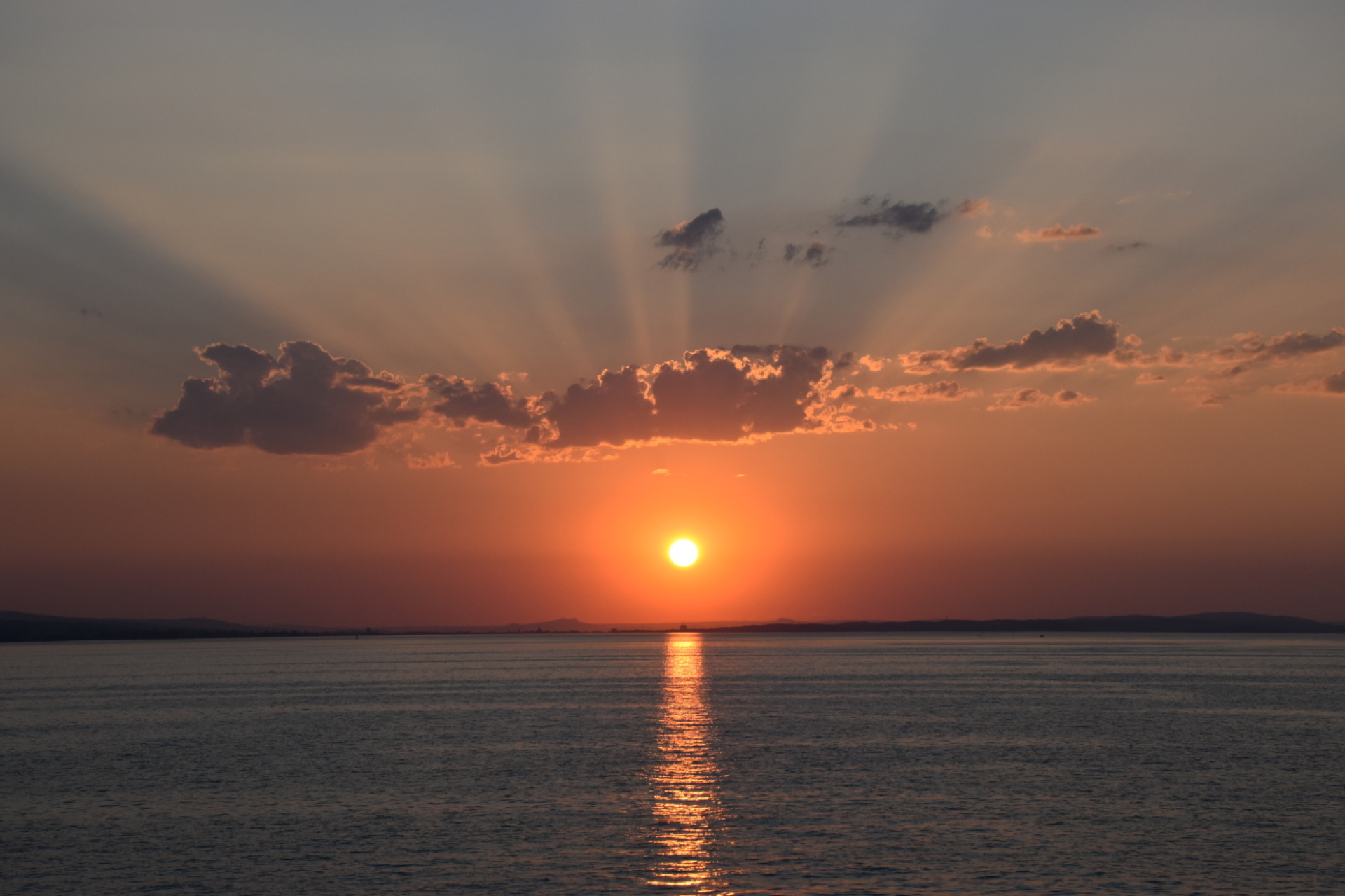 Den Sonnenuntergang geniessen
