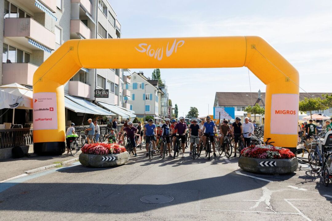slowUp-Startgelände in Romanshorn slowUp-Startgelände in Romanshorn