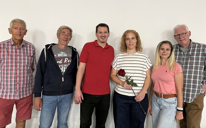Ruedi Meier (v. l.), Martin Nafzger, Manju Geisser, Jasmin Fischer, Elif Beyazcengiz, Felix Meier. Foto: SP Romanshorn Ruedi Meier (v. l.), Martin Nafzger, Manju Geisser, Jasmin Fischer, Elif Beyazcengiz, Felix Meier. Foto: SP Romanshorn
