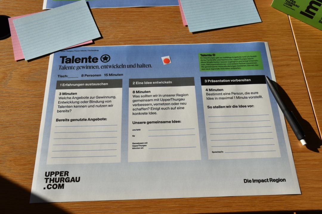 Gruppenarbeit zum Thema «Talents» − Talente gewinnen, entwickeln und halten. Gruppenarbeit zum Thema «Talents» − Talente gewinnen, entwickeln und halten.