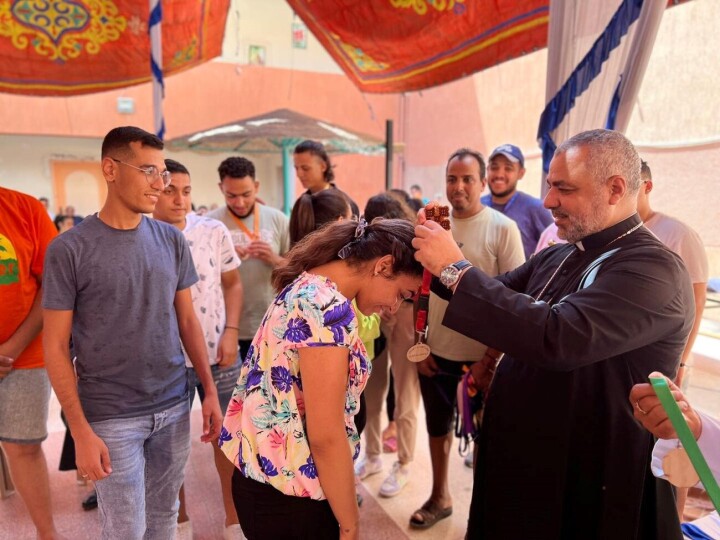 Une vie faisant partie de la culture chrétienne complexe en Égypte